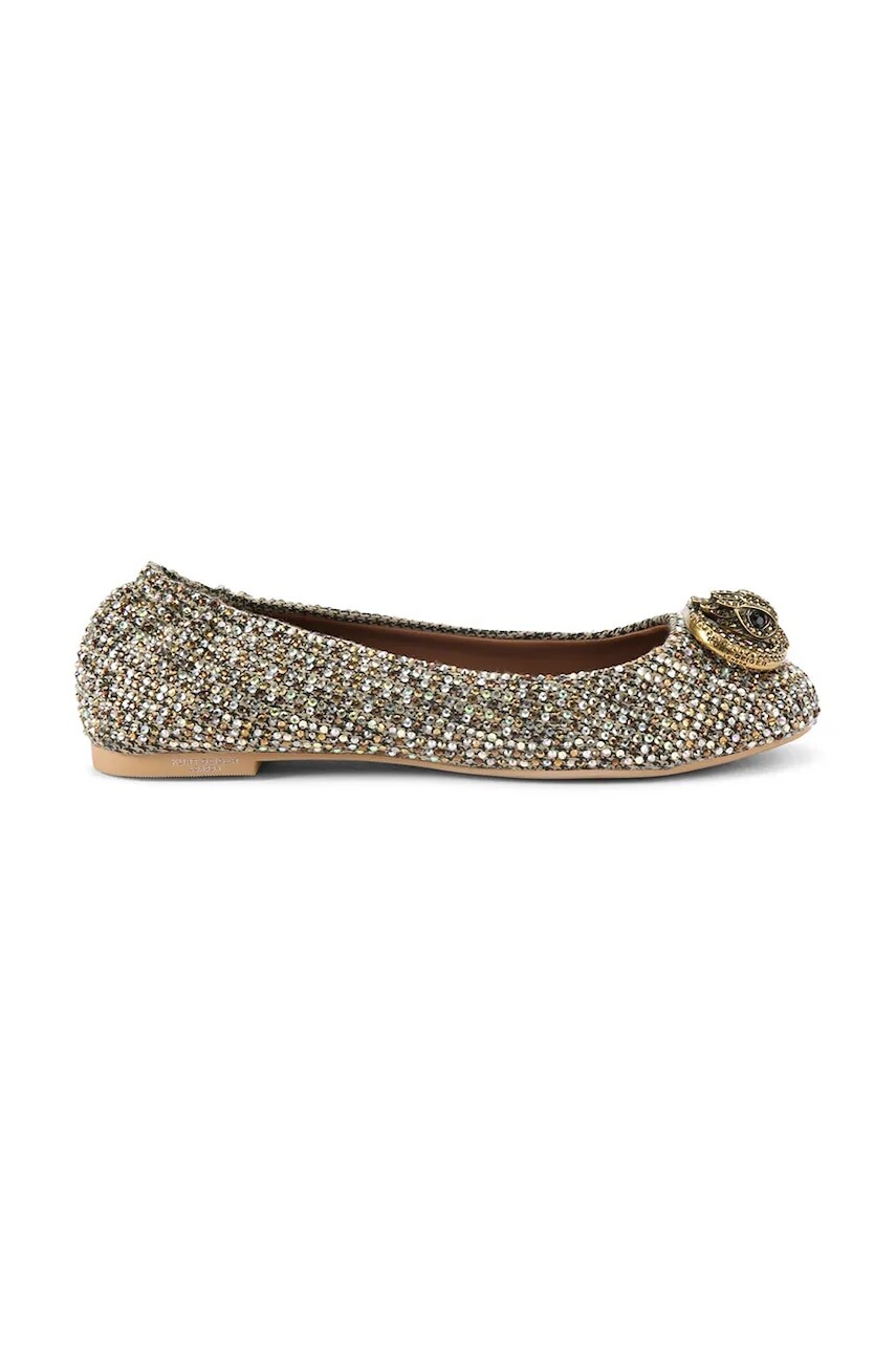 Baleríny Kurt Geiger London Chelsea Ballerina zlatá farba, 5000643609