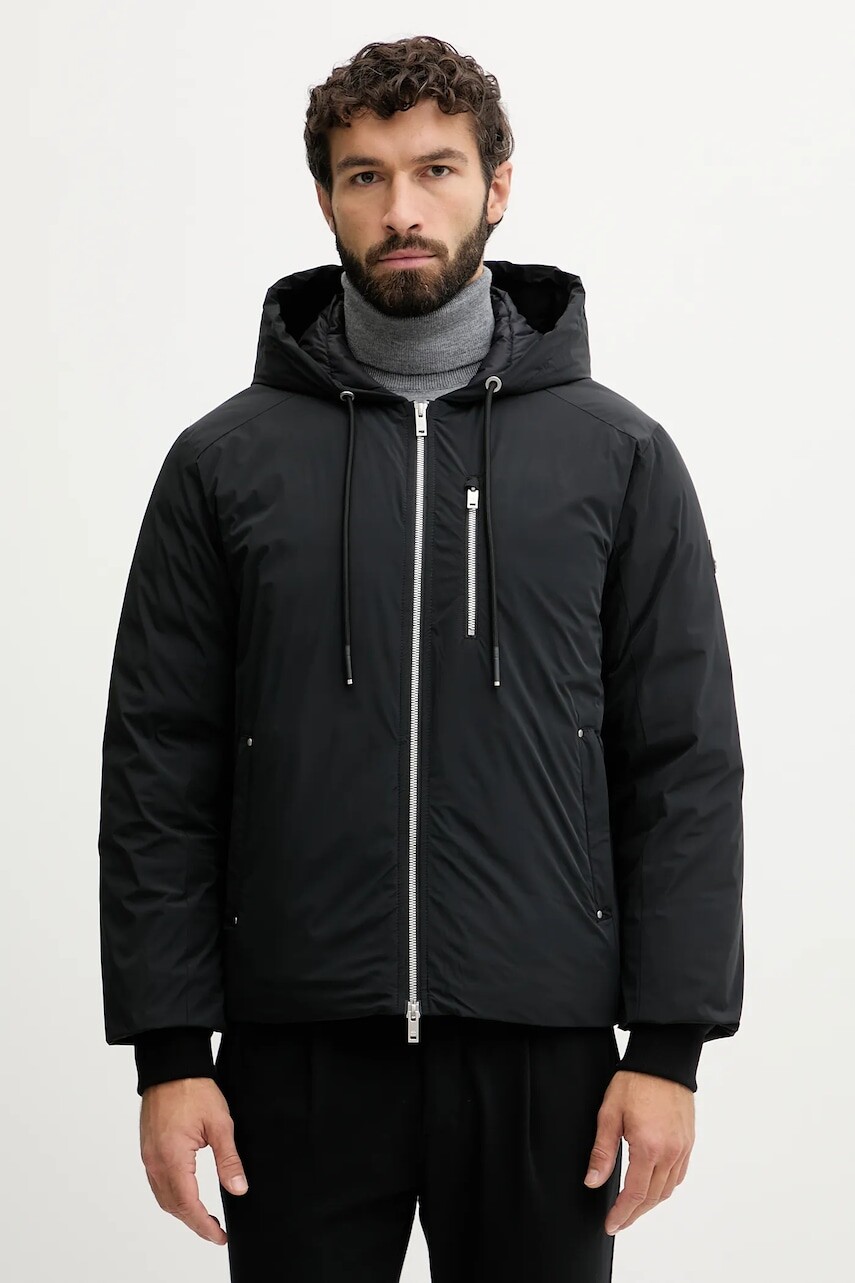 Páperová bunda MOOSE KNUCKLES NORTHDALE čierna farba, zimná, M35MJ210