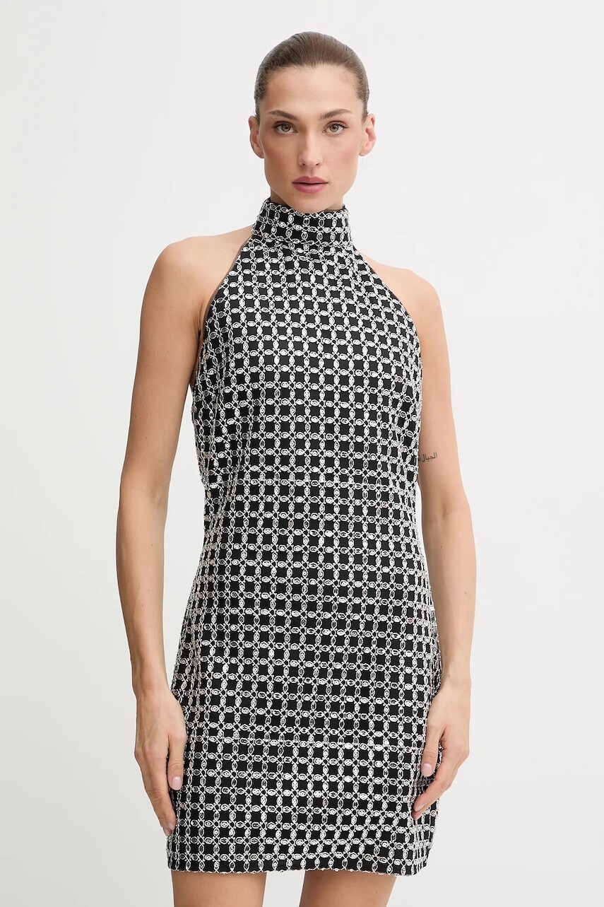 Šaty Rotate čierna farba, 115452100