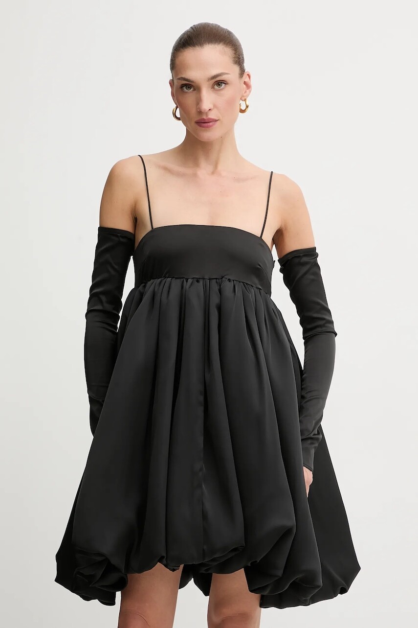 Šaty Rotate čierna farba, 114947100