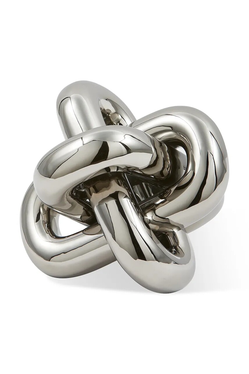 Dekoračná figúrka Pols Potten moving silver 26 x 24 x 19 cm šedá farba