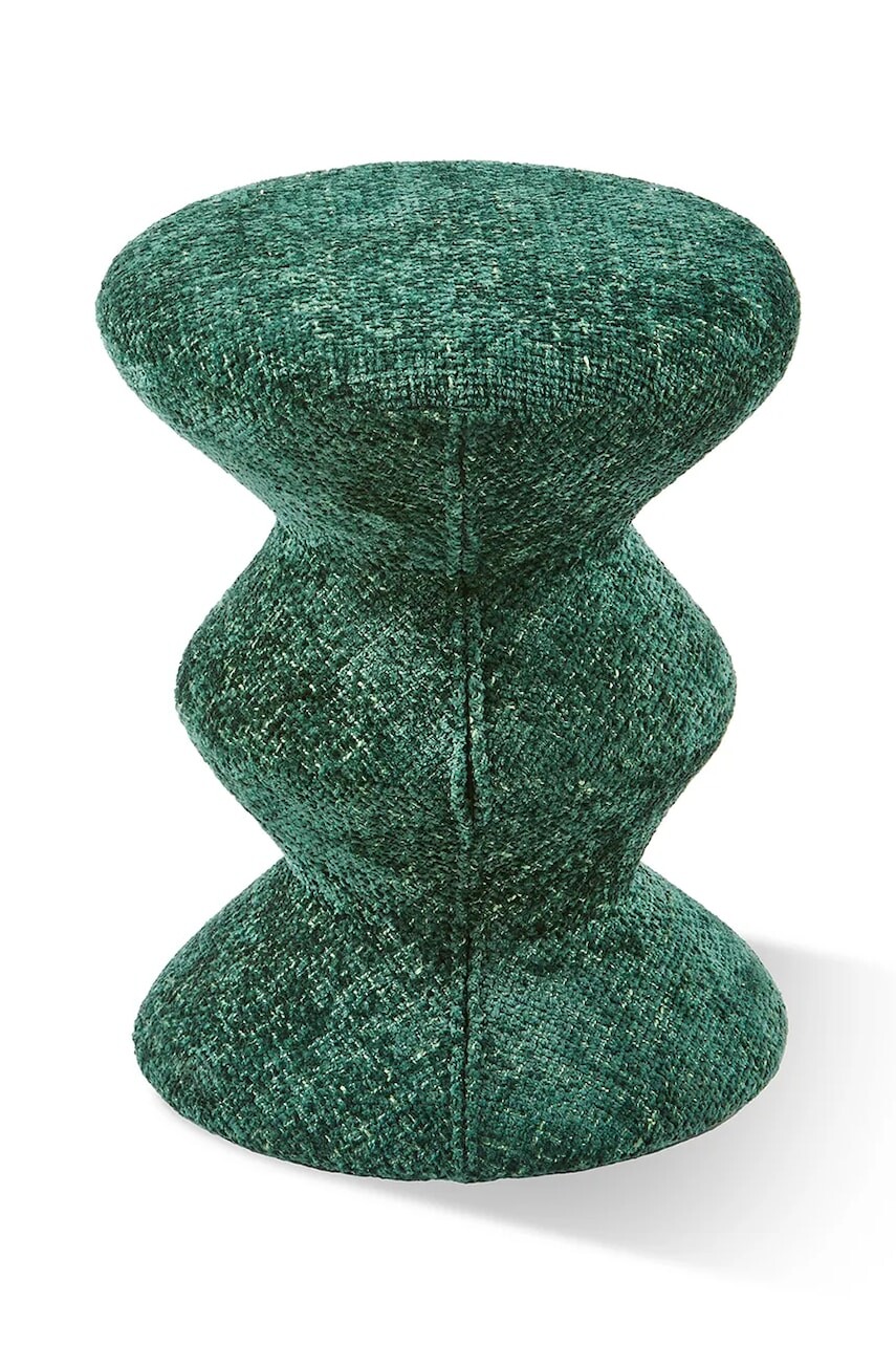 Stolík Pols Potten zig zag 36 x 47 cm zelená farba