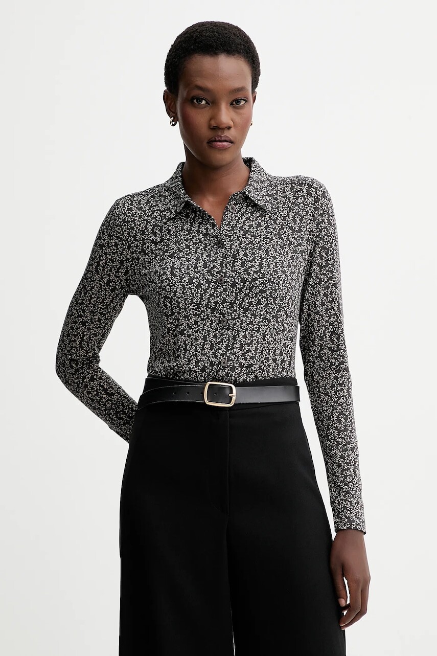 Košeľa Marc O'Polo šedá farba, regular, s klasickým golierom, 510226452319