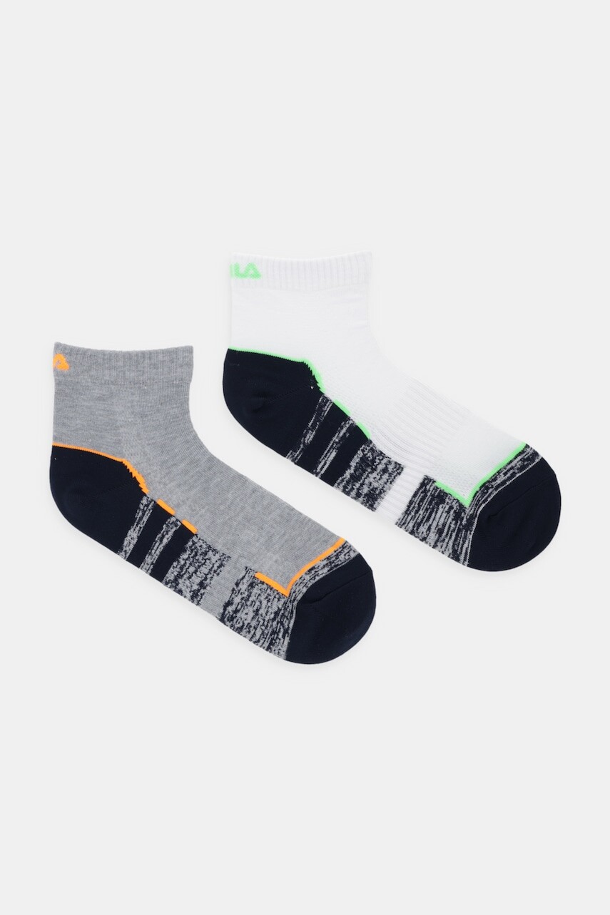 Ponožky Fila 2-pak šedá farba, F9064