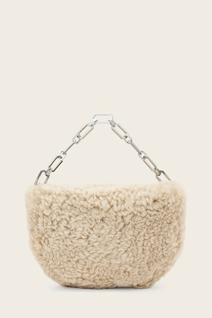 Vlnená taška AllSaints MADEA béžová farba, W221XD