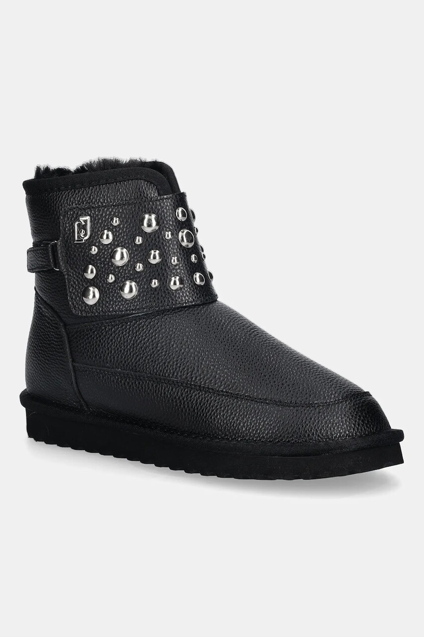 Kožené snehule Liu Jo JIL 08 čierna farba, SF5103PX10822222