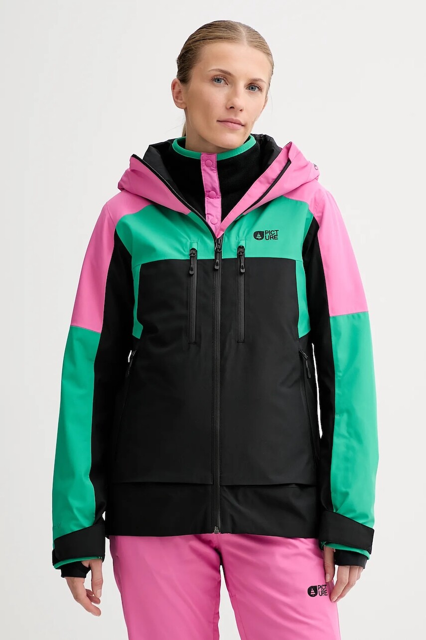 Lyžiarska bunda Picture Exa tyrkysová farba, WVT0407