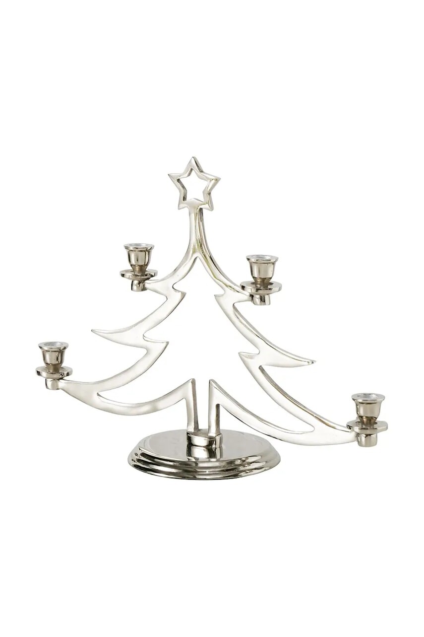 Vianočný svietnik Boltze Grante 35 x 47 cm šedá farba