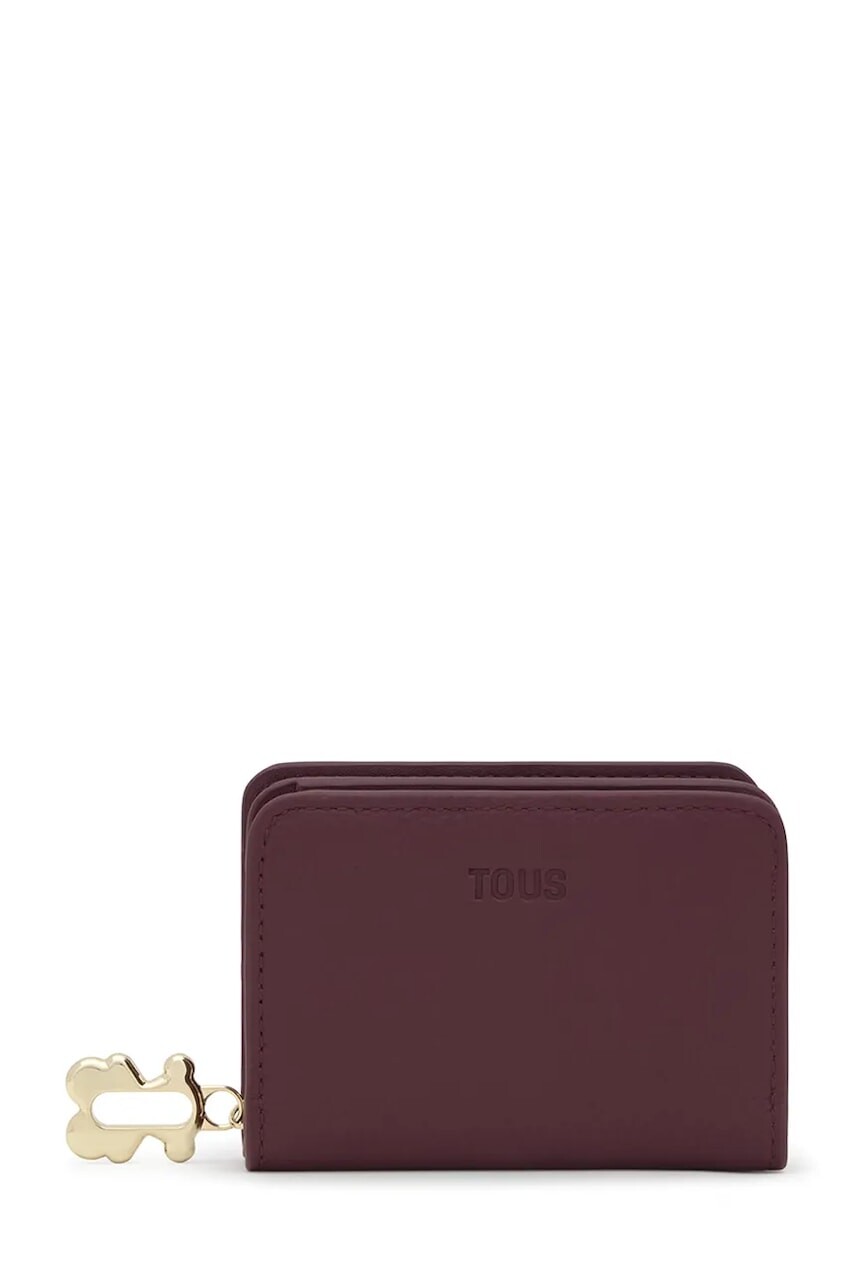 Kožená peňaženka Tous FOLD bordová farba, 2002306021
