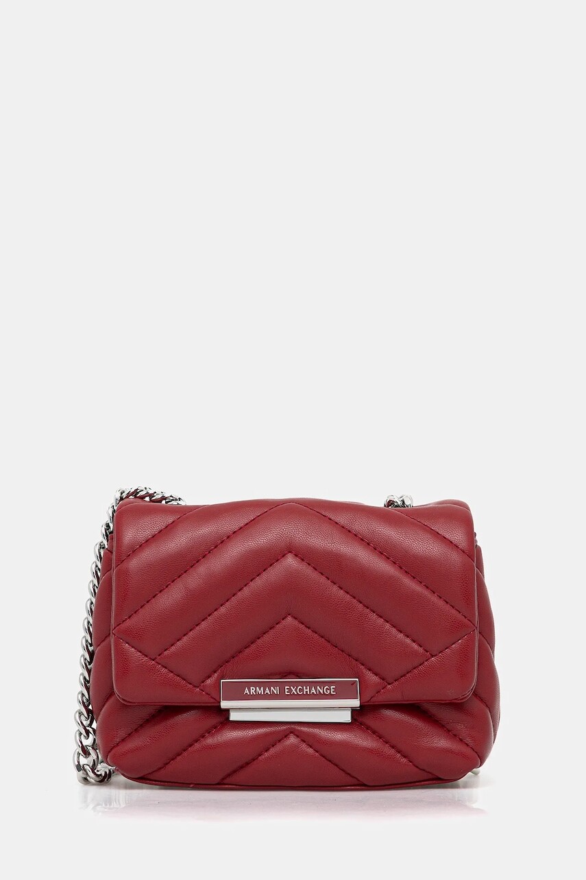 Kabelka Armani Exchange červená farba, 948587 4R742