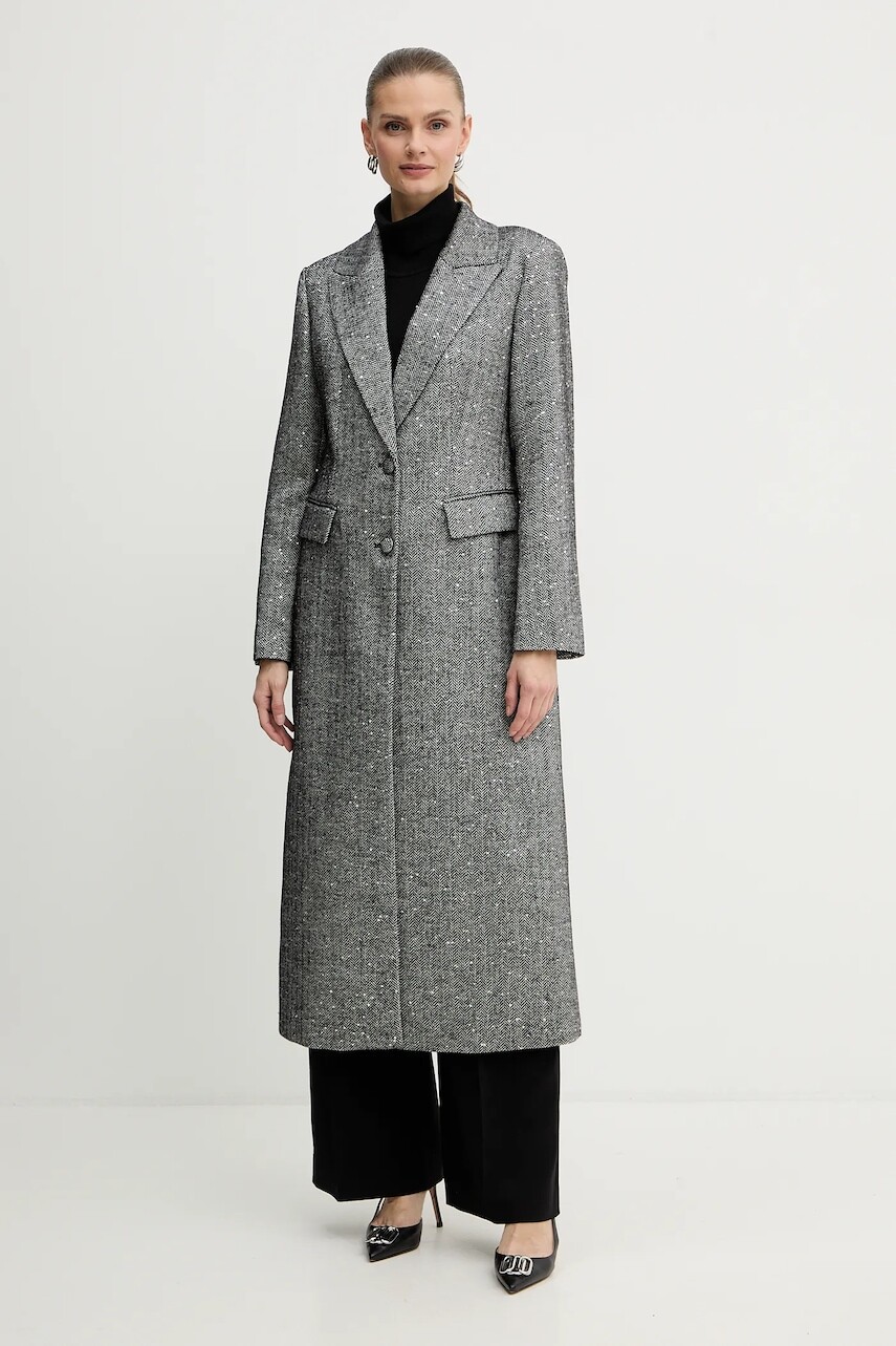 Kabát Guess STEFANIA šedá farba, W5BL26 W2680