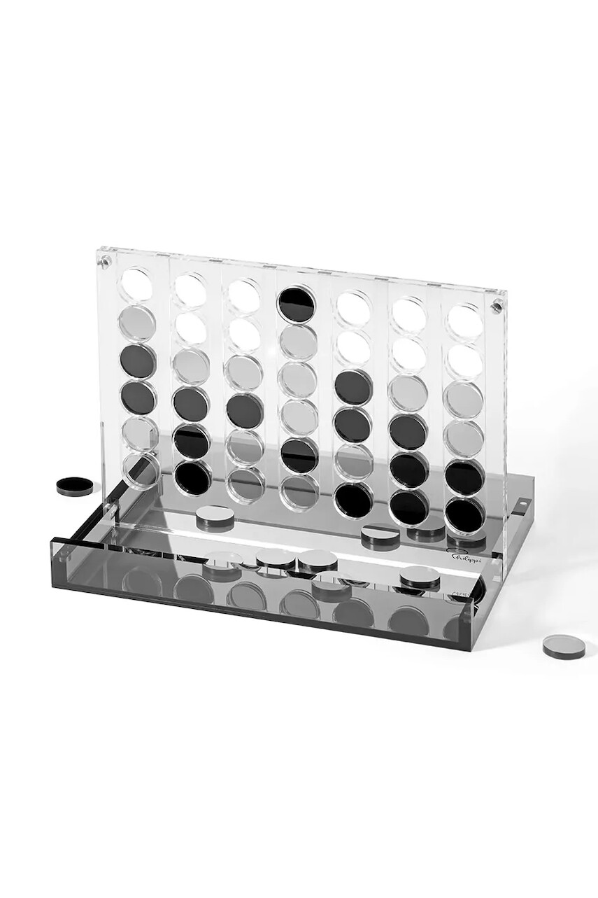 Stolná hra Philippi YAP 4 in Row 23 x 29 x 3,5 cm šedá farba