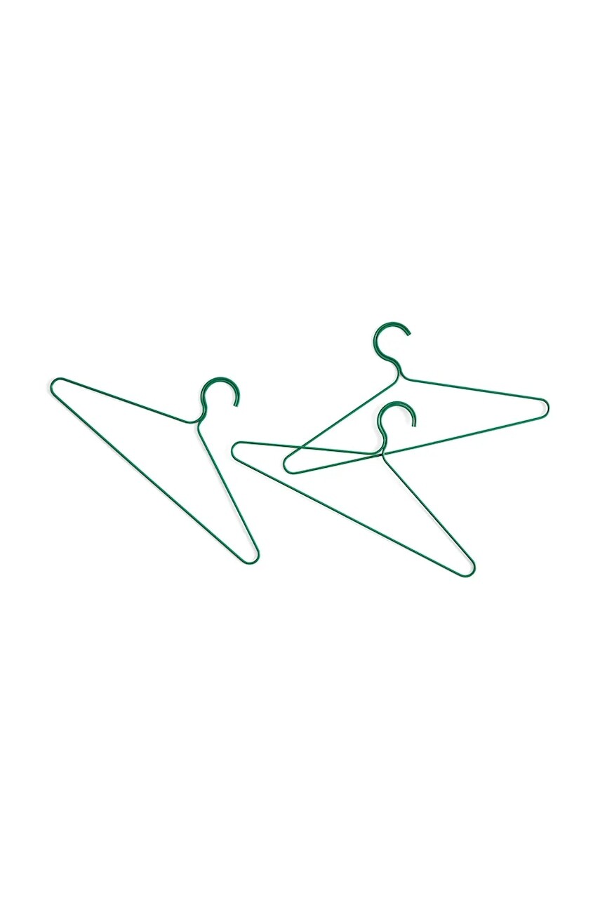 Vešiak HAY 23 x 43 cm 3-pak zelená farba