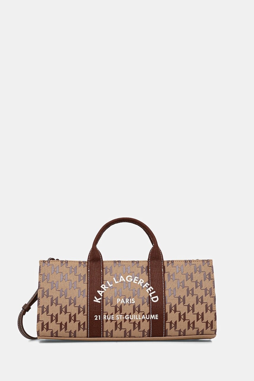 Kabelka Karl Lagerfeld K/RSG hnedá farba, B1W50013
