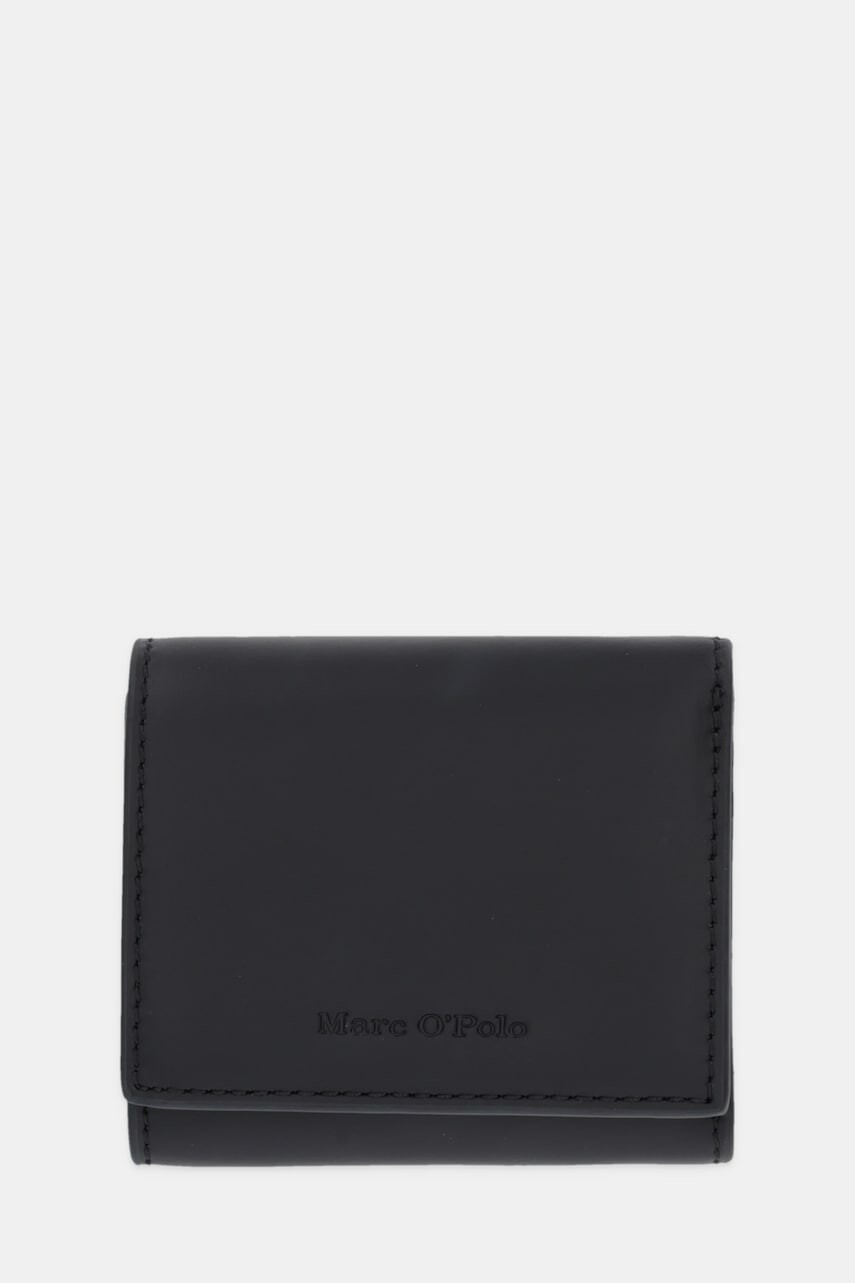 Kožená peňaženka Marc O'Polo čierna farba, 5000009103