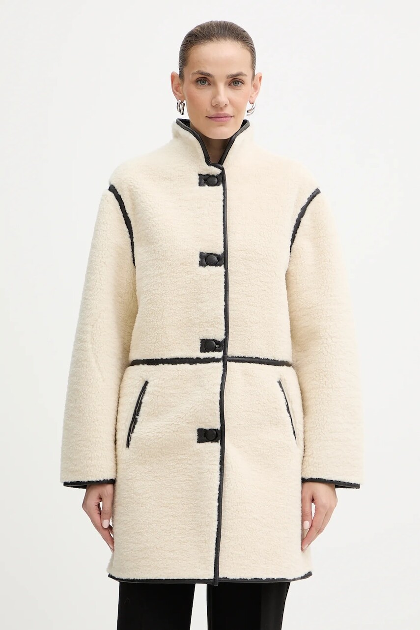 Kabát Morgan béžová farba, GLAINI