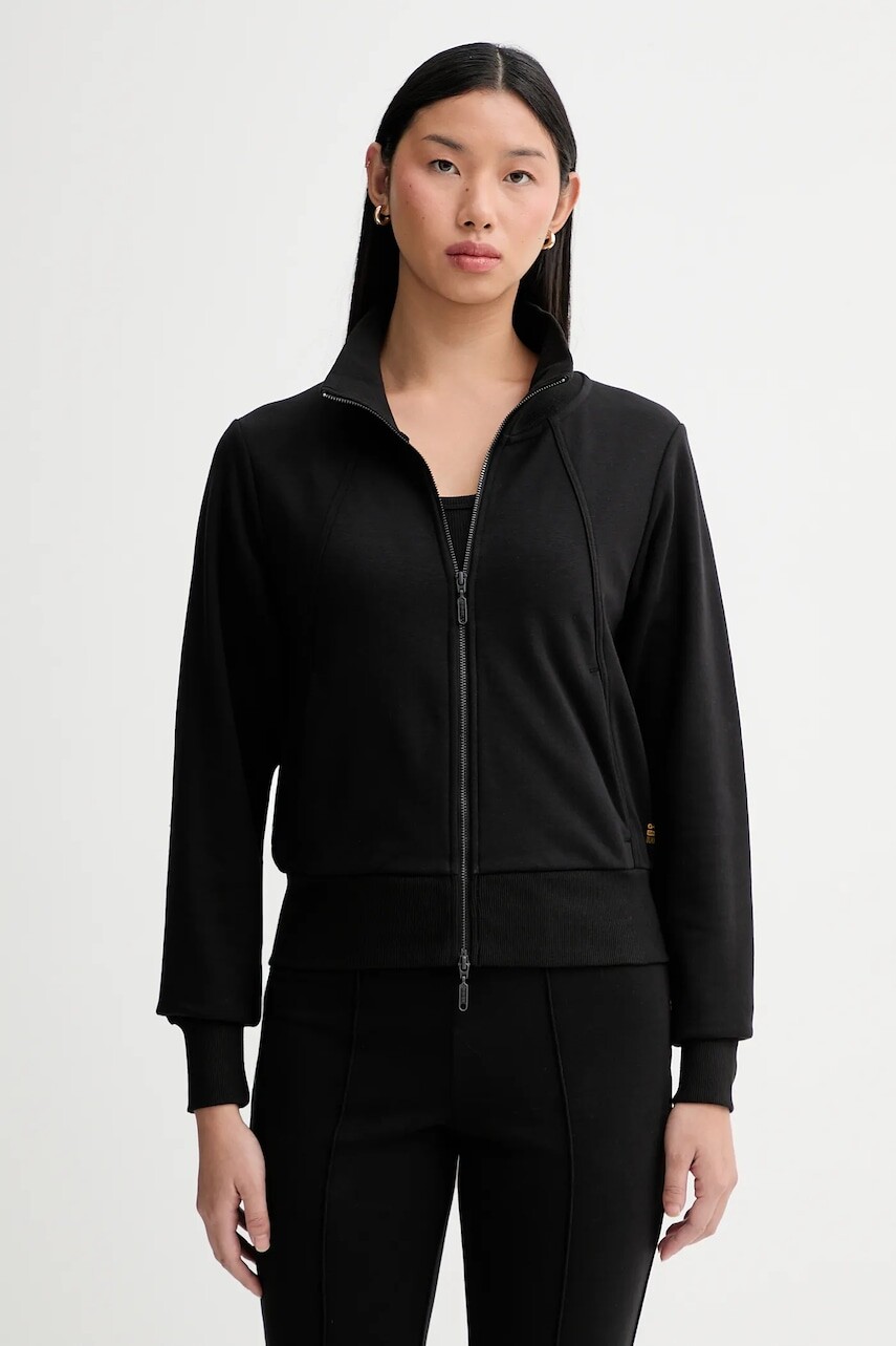 Mikina G-Star čierna farba, jednofarebná, D27272-D705