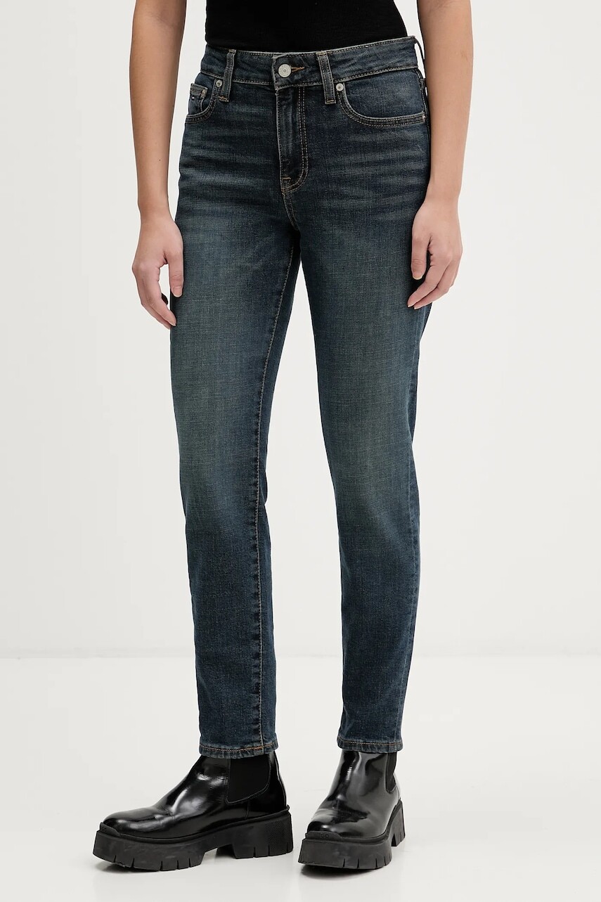 Rifle Tommy Jeans tmavomodrá farba, DW0DW21805