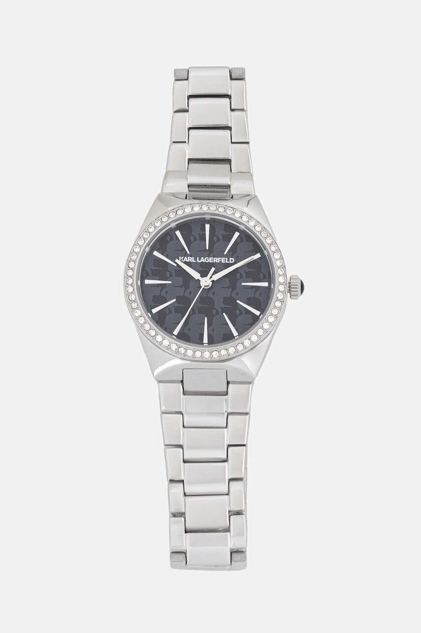 Hodinky Karl Lagerfeld dámske, strieborná farba, R0553105511