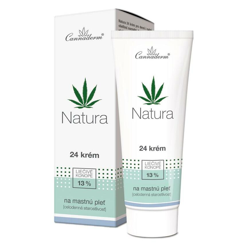 CANNADERM Natura 24 krém mastná pleť 75 g