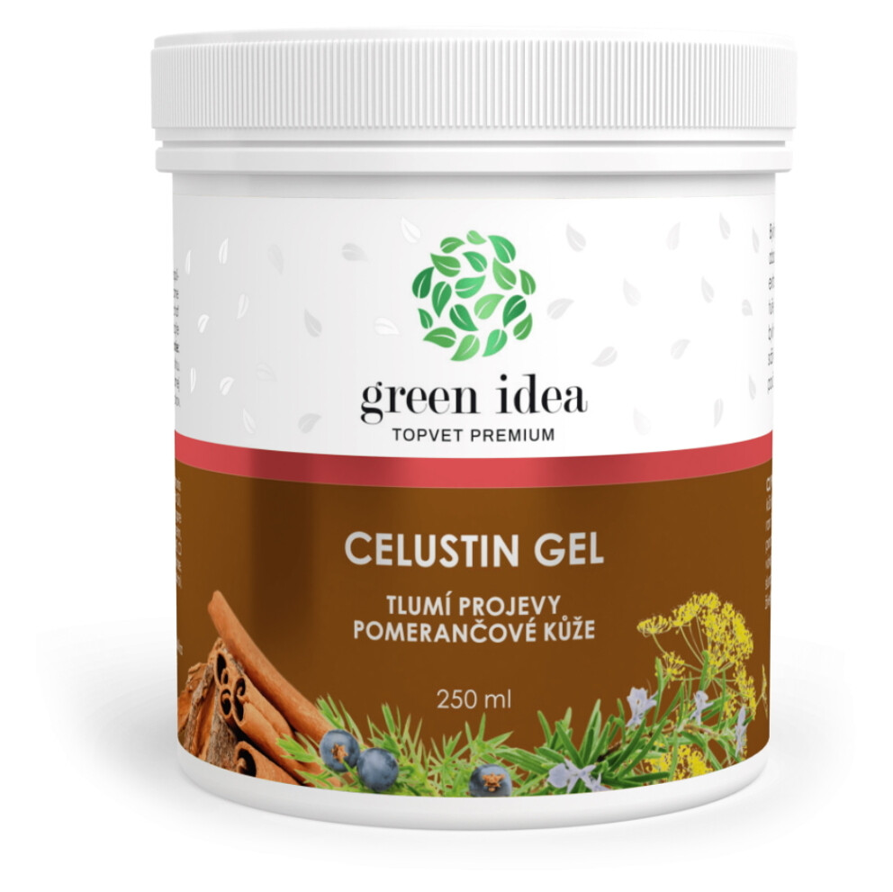 GREEN IDEA Celustin masážny gél 250 ml