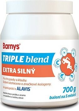 Barny's Triple blend Extra silný 700 g s arómou a sladidlom