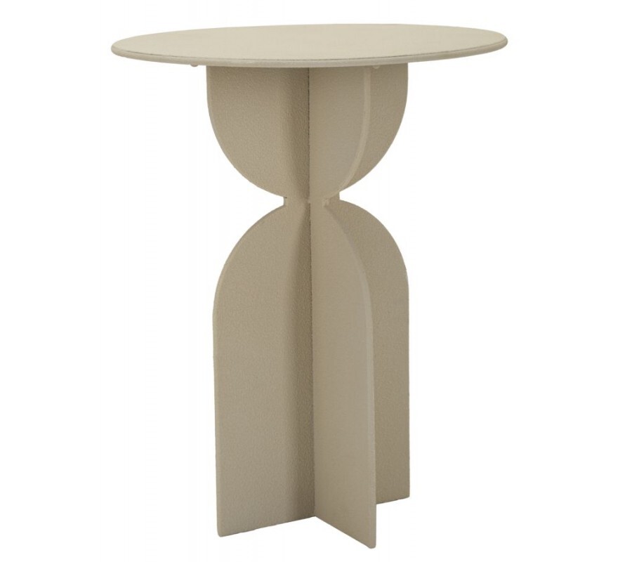 Odkládací stolek Dune 45 cm tmavě béžový