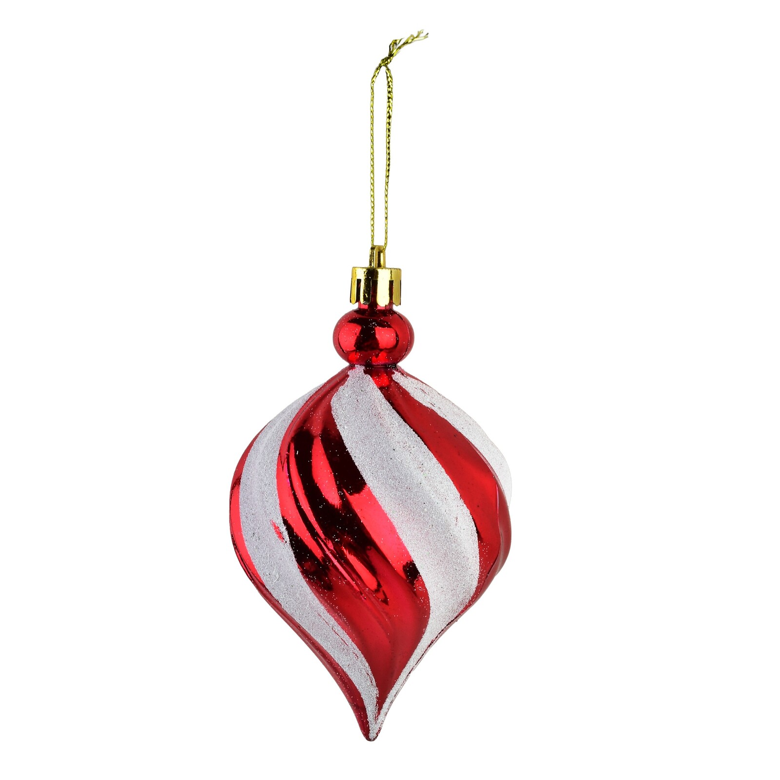 Sada 5 ks vánočních ozdob Rios červená/bílá