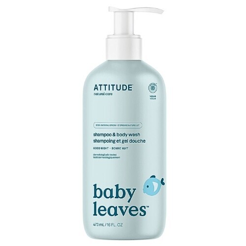 Detský šampón a mydlo ATTITUDE Baby leaves Good night 473ml