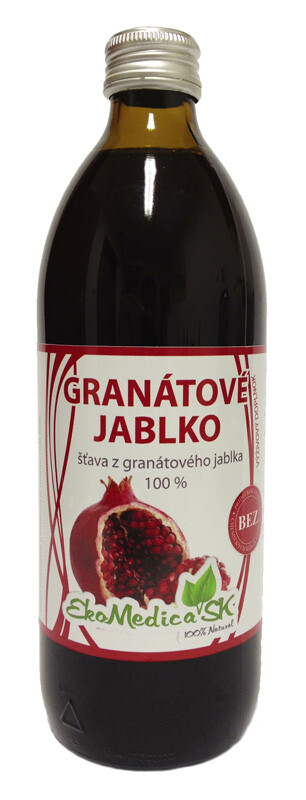 Ekomedica 1 Šťava Granátové jablko 100% - 500 ml-1 500 ml
