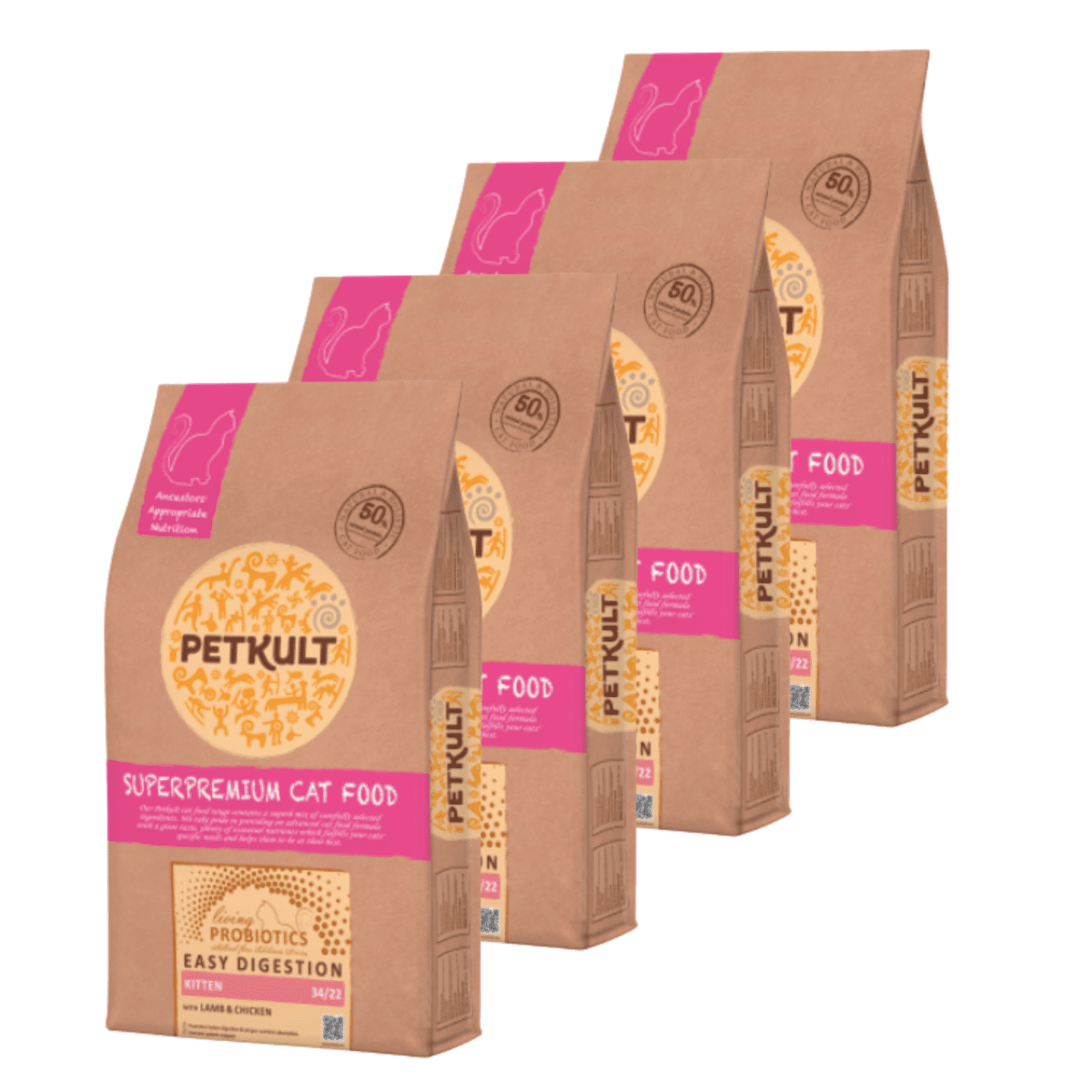 Petkult Cat Probiotics Kitten - 4x2kg
