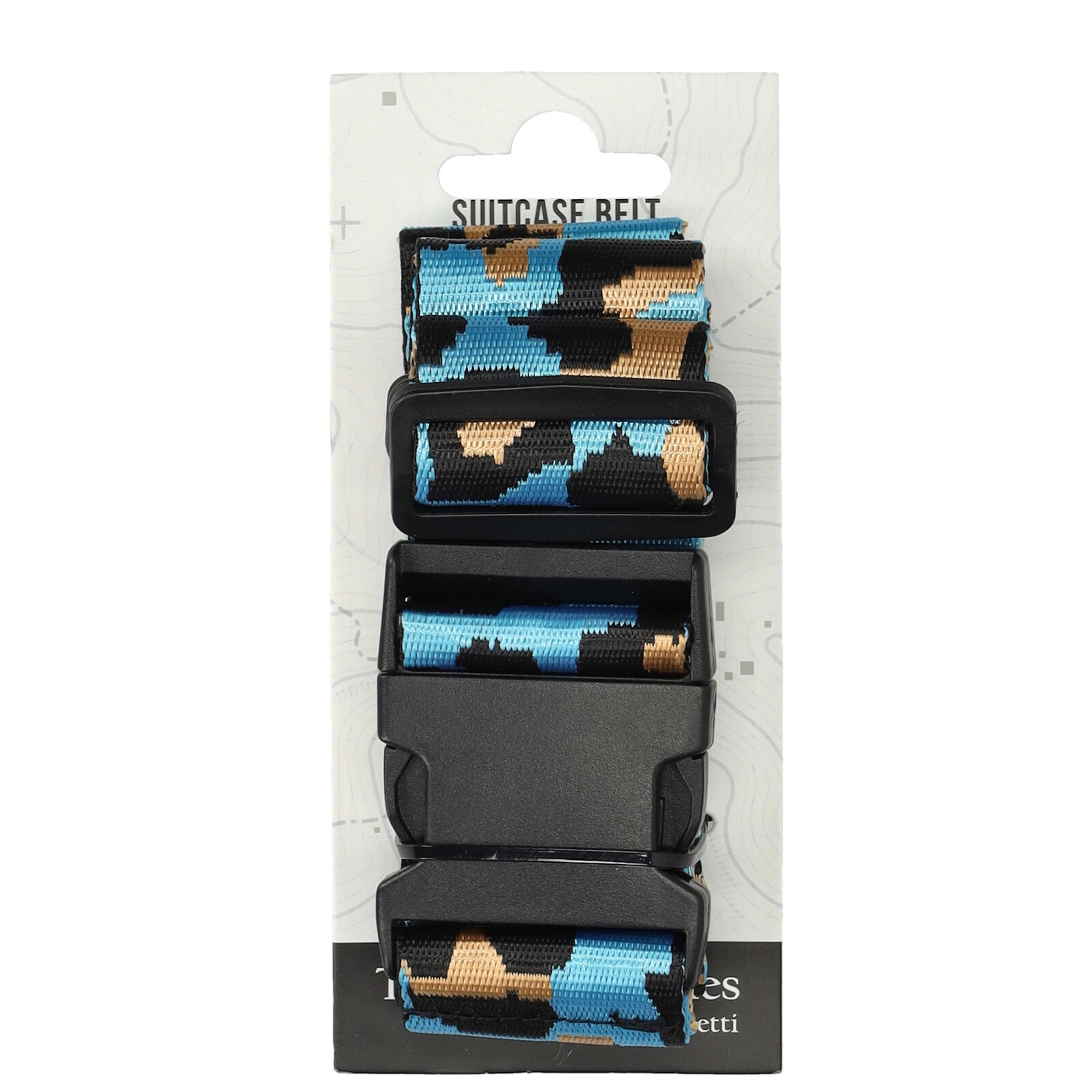 Cestovný popruh na kufor Enrico Benetti - modrý