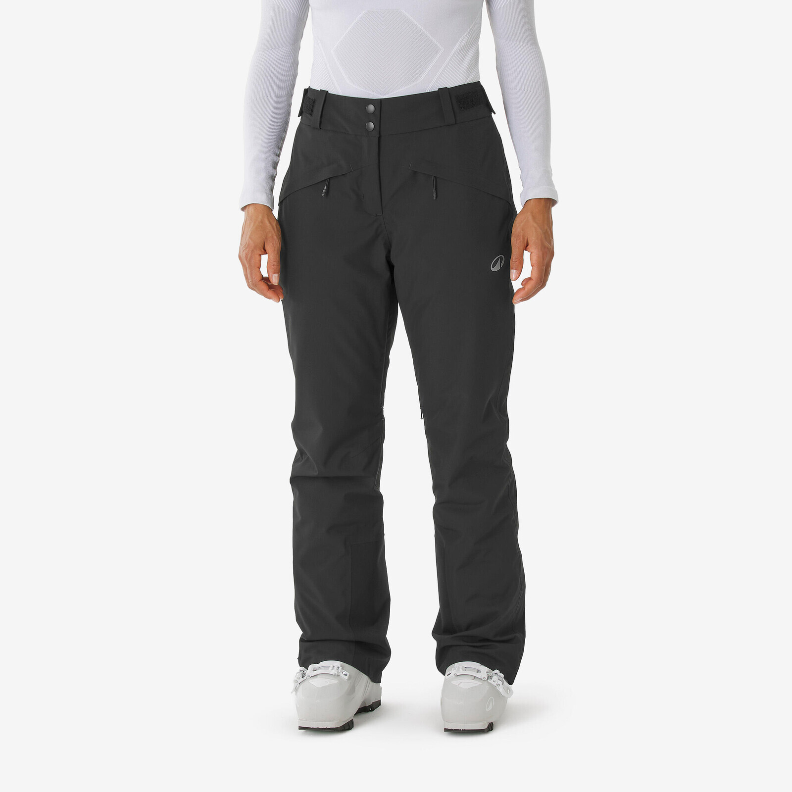 Dámske lyžiarske/snowboardové nohavice 500 čierne