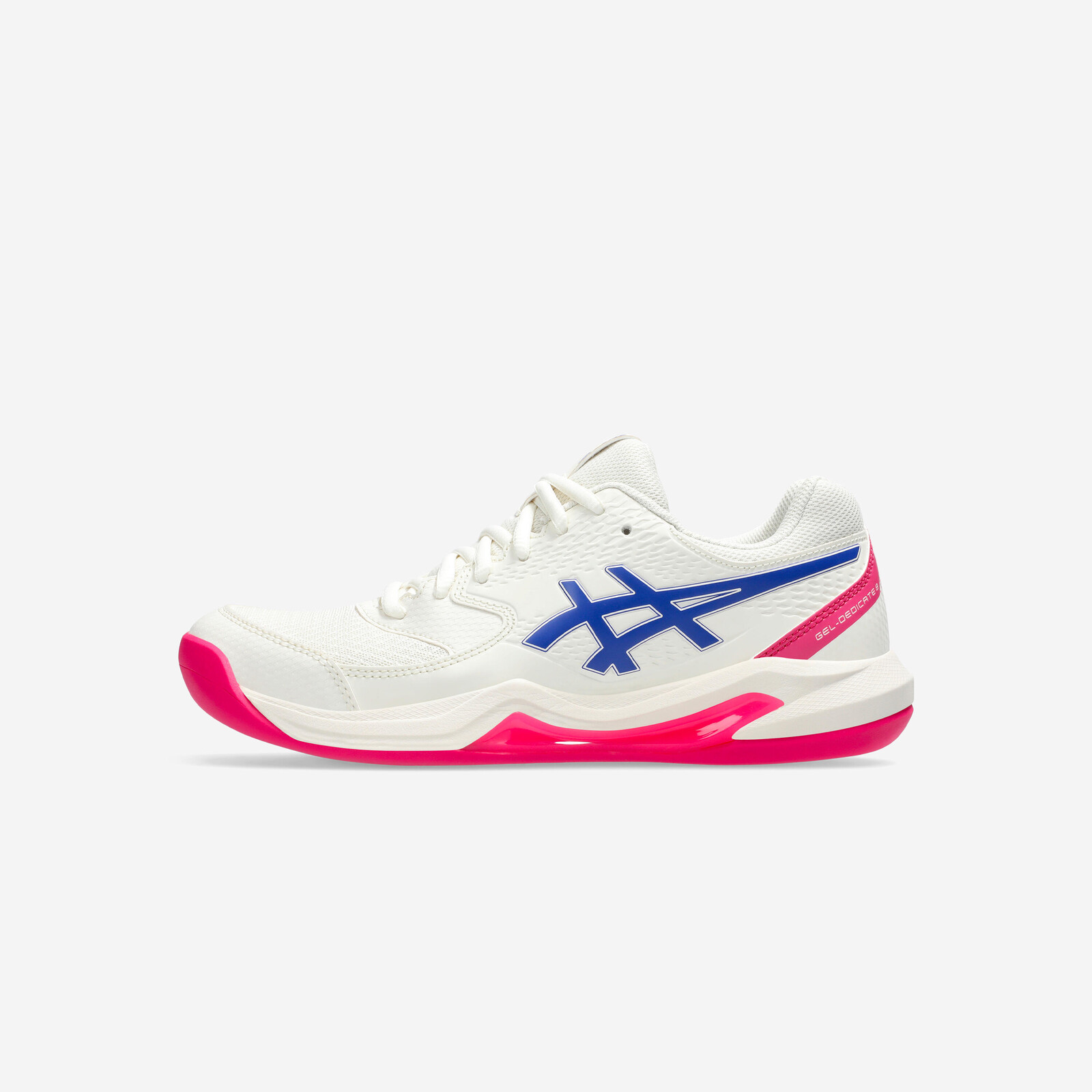 ASICS Gel Dedicate 8 dámska tenisová obuv bielo-ružovo-modrá