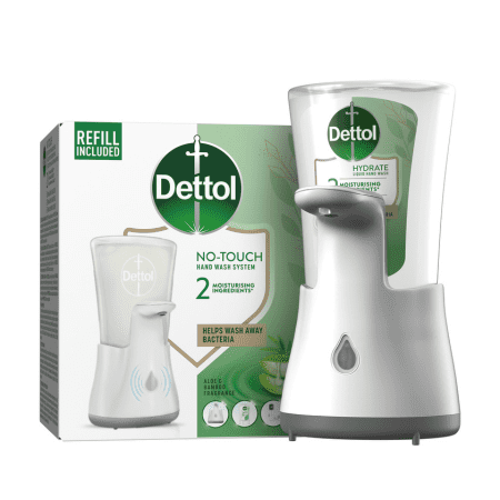DETTOL Bezdotykový dávkovač mydla Aloe vera a vitamín E 250 ml
