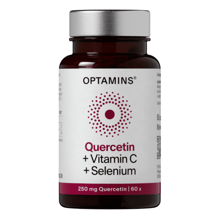OPTAMINS Kvercetín + vitamín C + selén 60 kapsúl