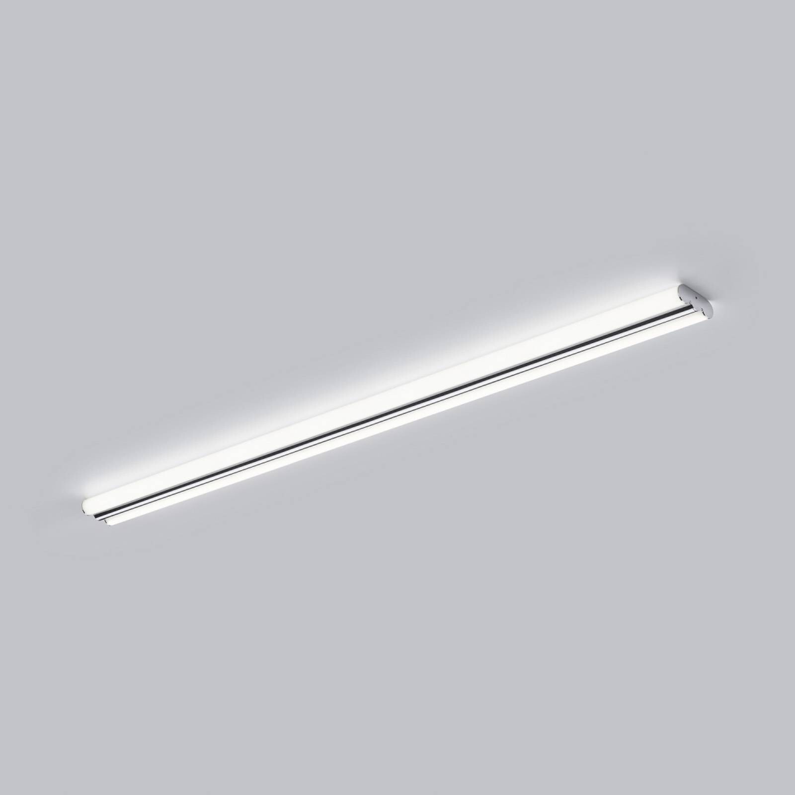 Helestra LED zrkadlo svetlo LOOM, dĺžka 120 cm, chróm, IP44