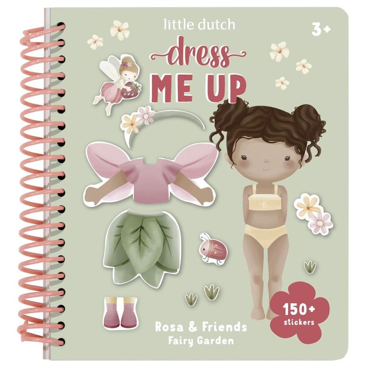 Little Dutch Kniha so samolepkami Fairy Garden