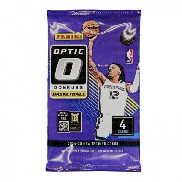 Panini 2024-2025 NBA karty Panini Donruss Optic Retail Balíček