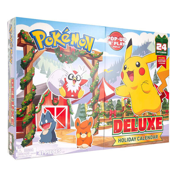 Jazwares Pokémon adventný kalendár DELUXE 2025 (figúrkový - 6 cm)