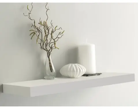 Polica na stenu Shelvy 60 cm, biela%