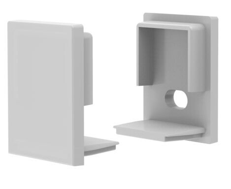 LED Solution Koncovka profilu Mikro pre nacvakávacie difúzor vysoký Vyberte variantu: Koncovka s otvorom 191251