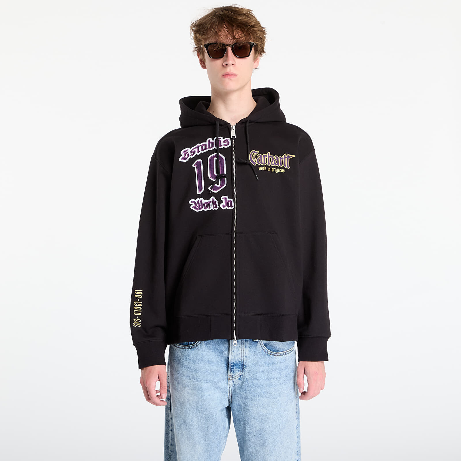 Mikina Carhartt WIP Hooded Dual Sweat Jacket UNISEX Black S