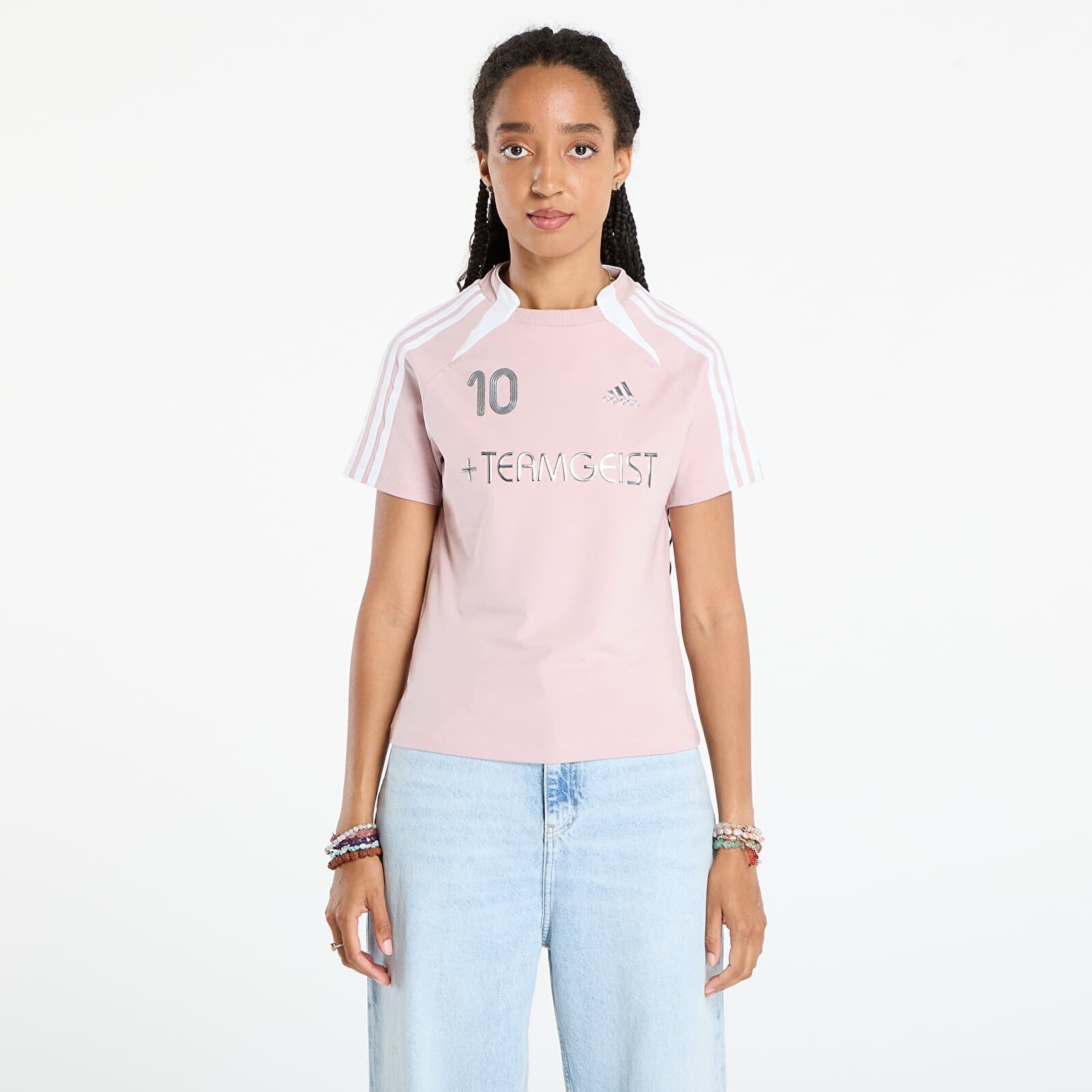 Tričko adidas Adilenium Season 4 Teamgeist Slim T-Shirt New Rose M