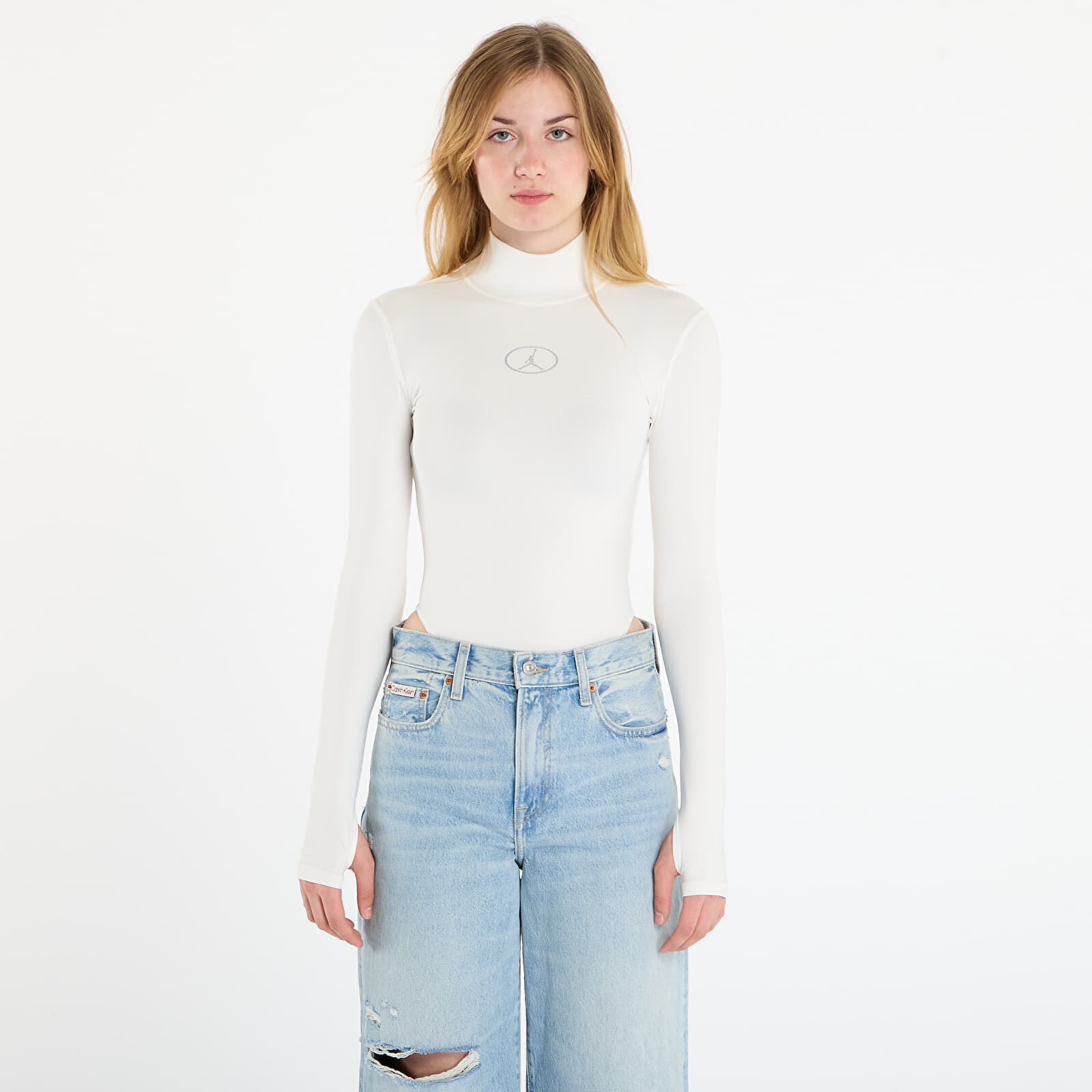 Jordan Flight Mountainside Women's Long-Sleeve Bodysuit Sail S