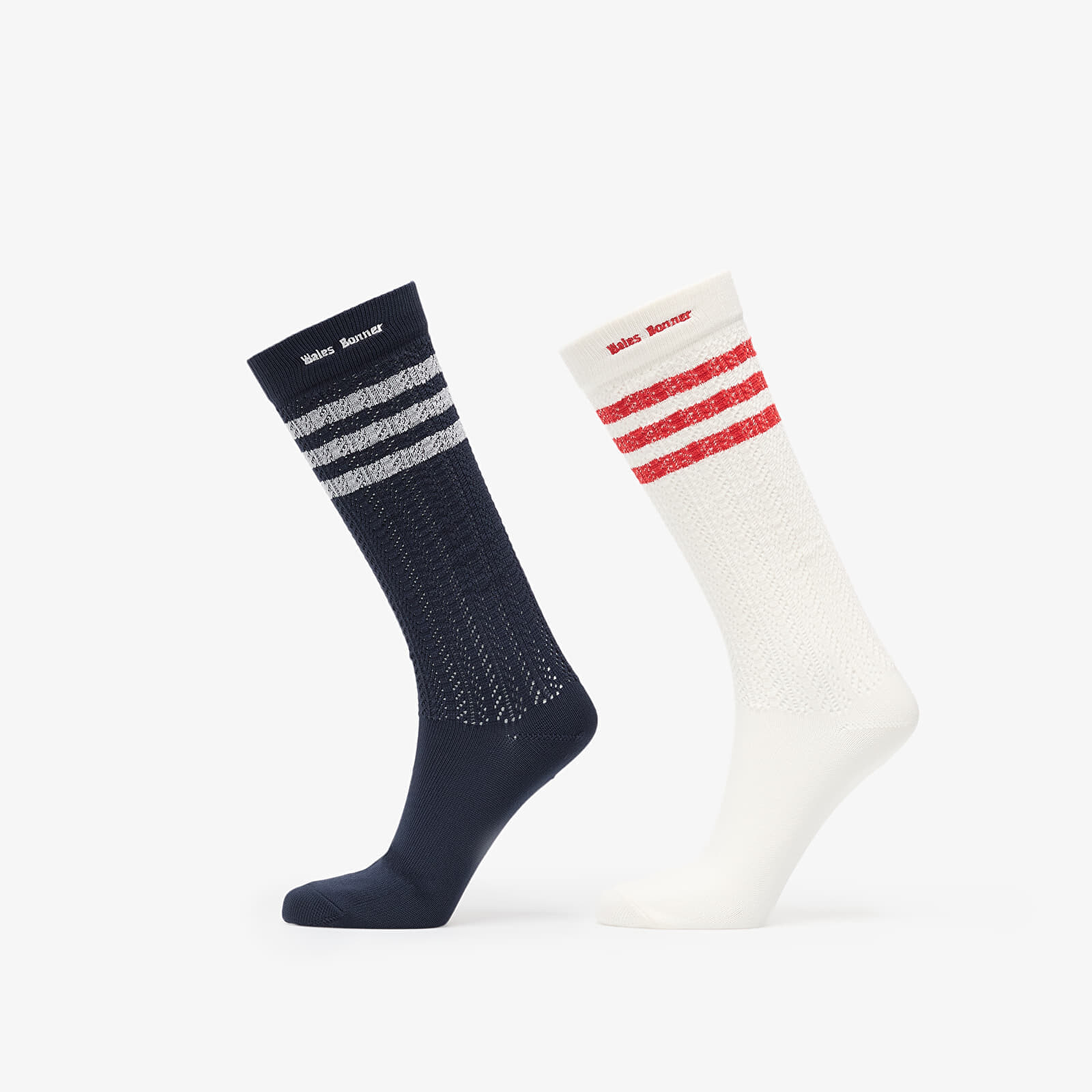 Ponožky adidas x Wales Bonner Crochet Hi Sock 2-Pack Chalk White M