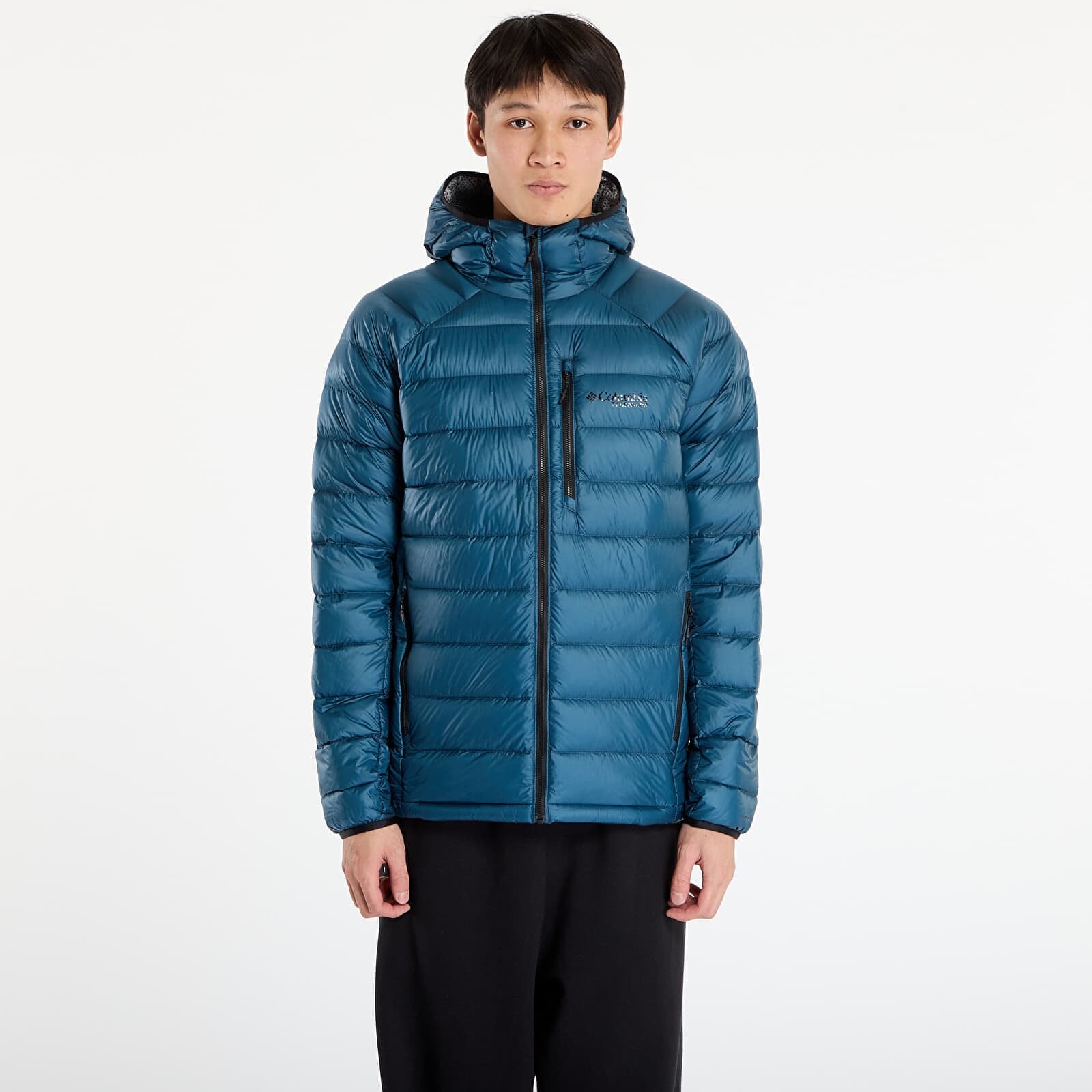 Bunda Columbia Arctic Crest™ Down Hooded Jacket Everblue M