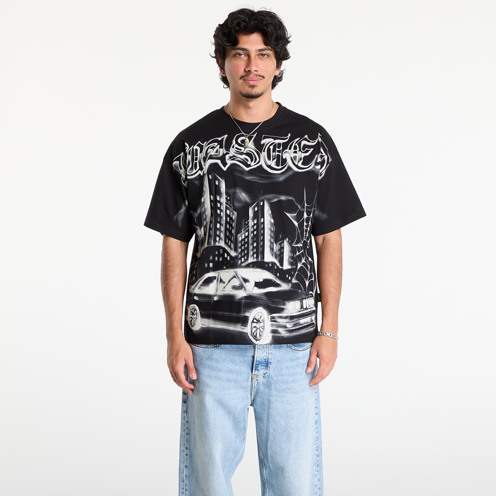 Tričko Wasted Paris M Atm Boxy T-Shirt Black XL