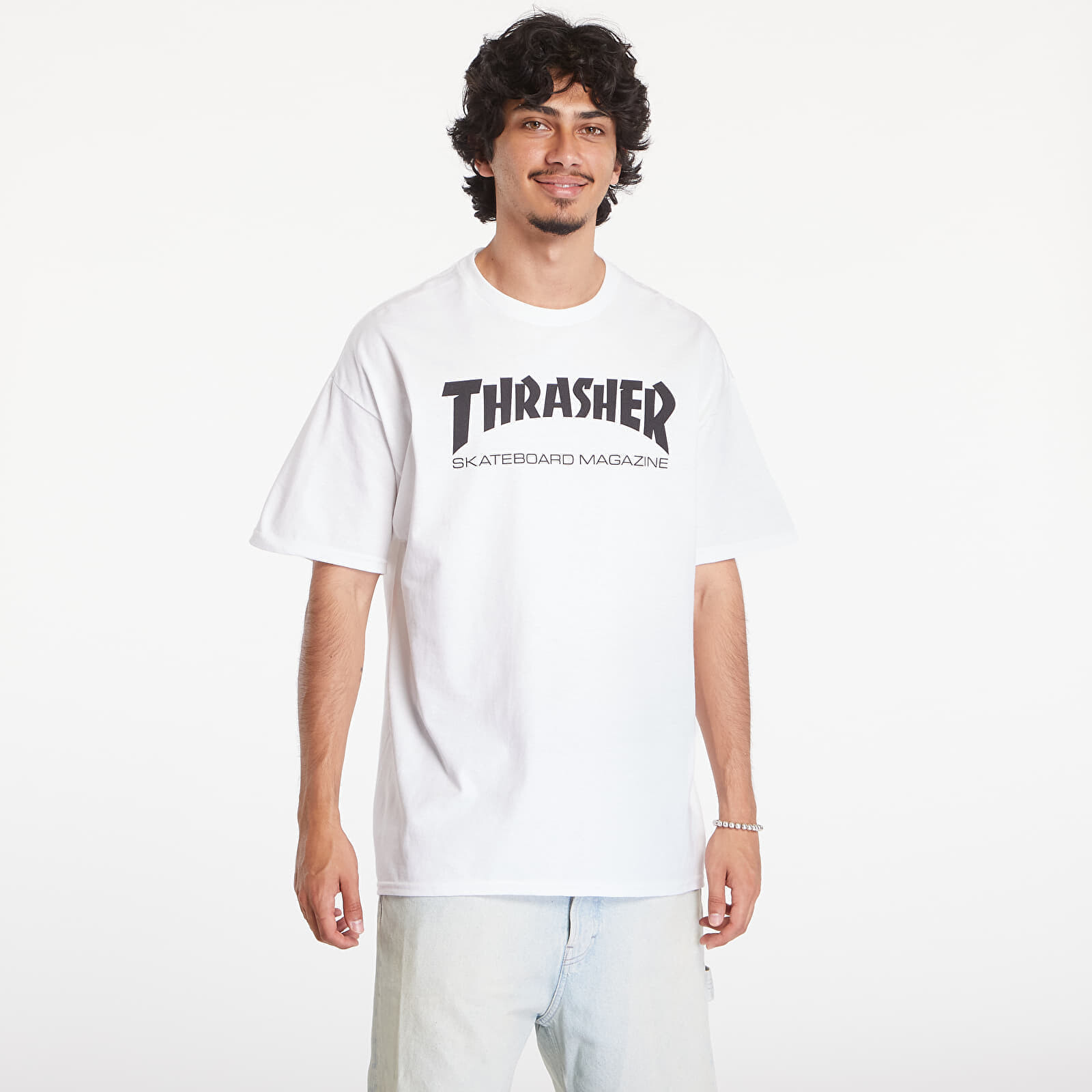 Tričko Thrasher Skate Mag T-Shirt White XL