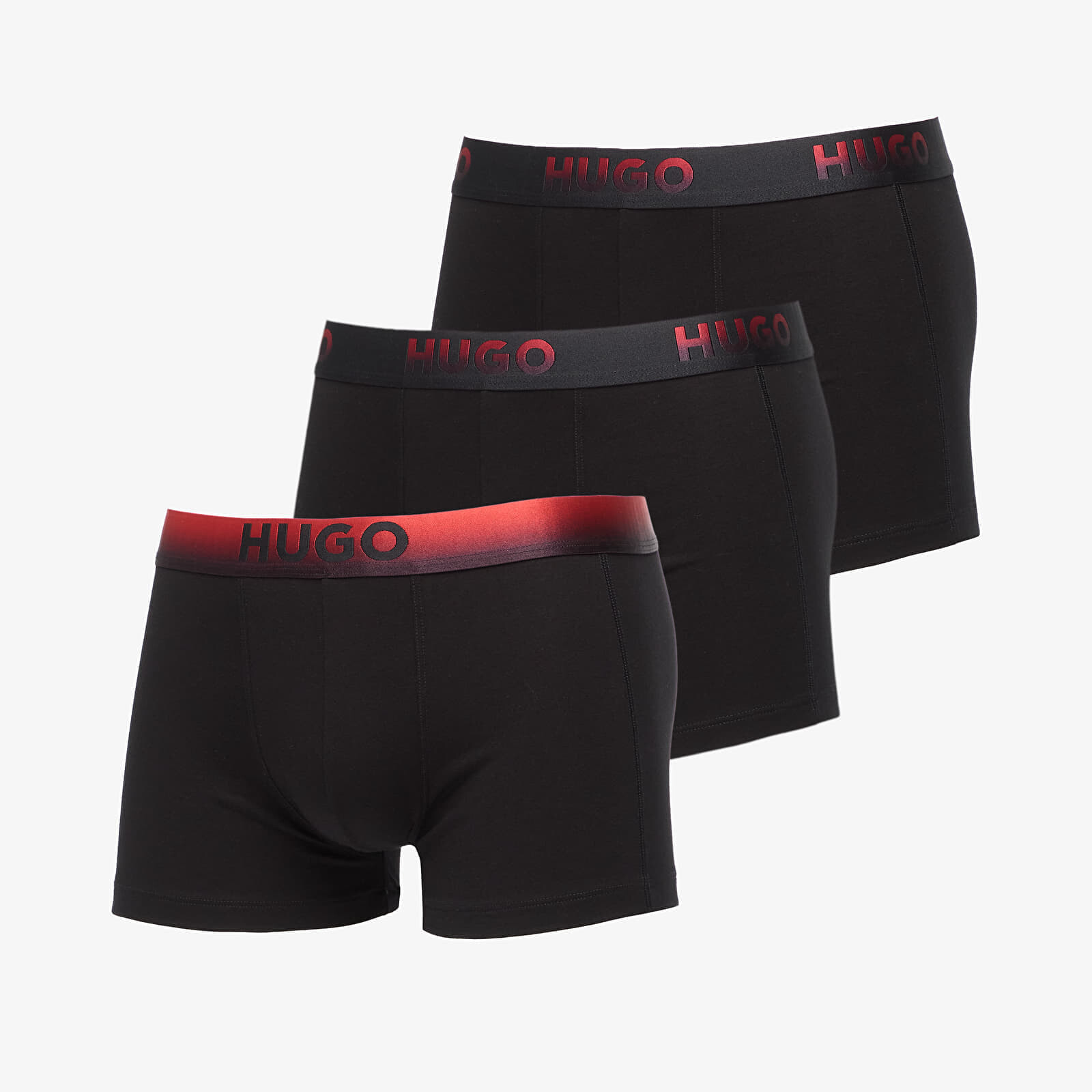 Boxerky Hugo Boss B Trunk 3-Pack Spray Black L